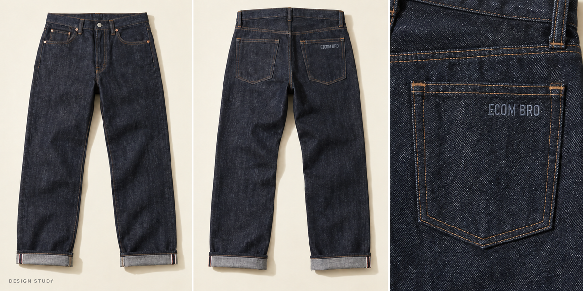 The ECOM BRO Selvedge Jeans