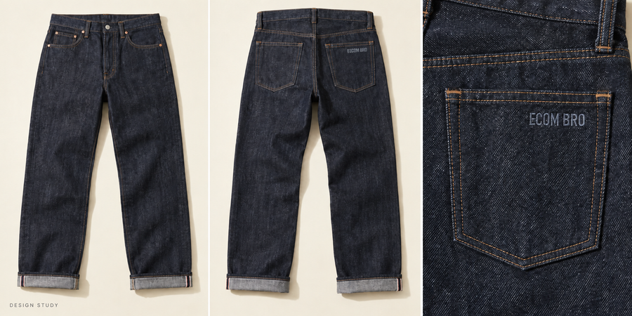 The ECOM BRO Selvedge Jeans